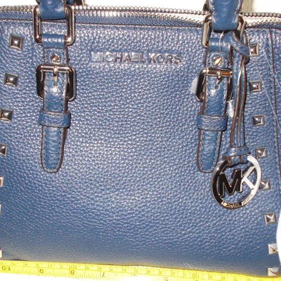 Michael Kors Ciara Blue New Shoulder Handbag - Picture 12 of 15